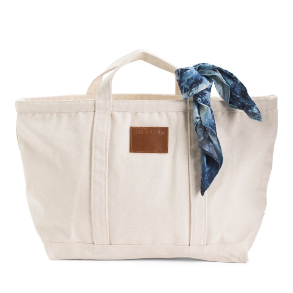 True Religion Canvas Tote